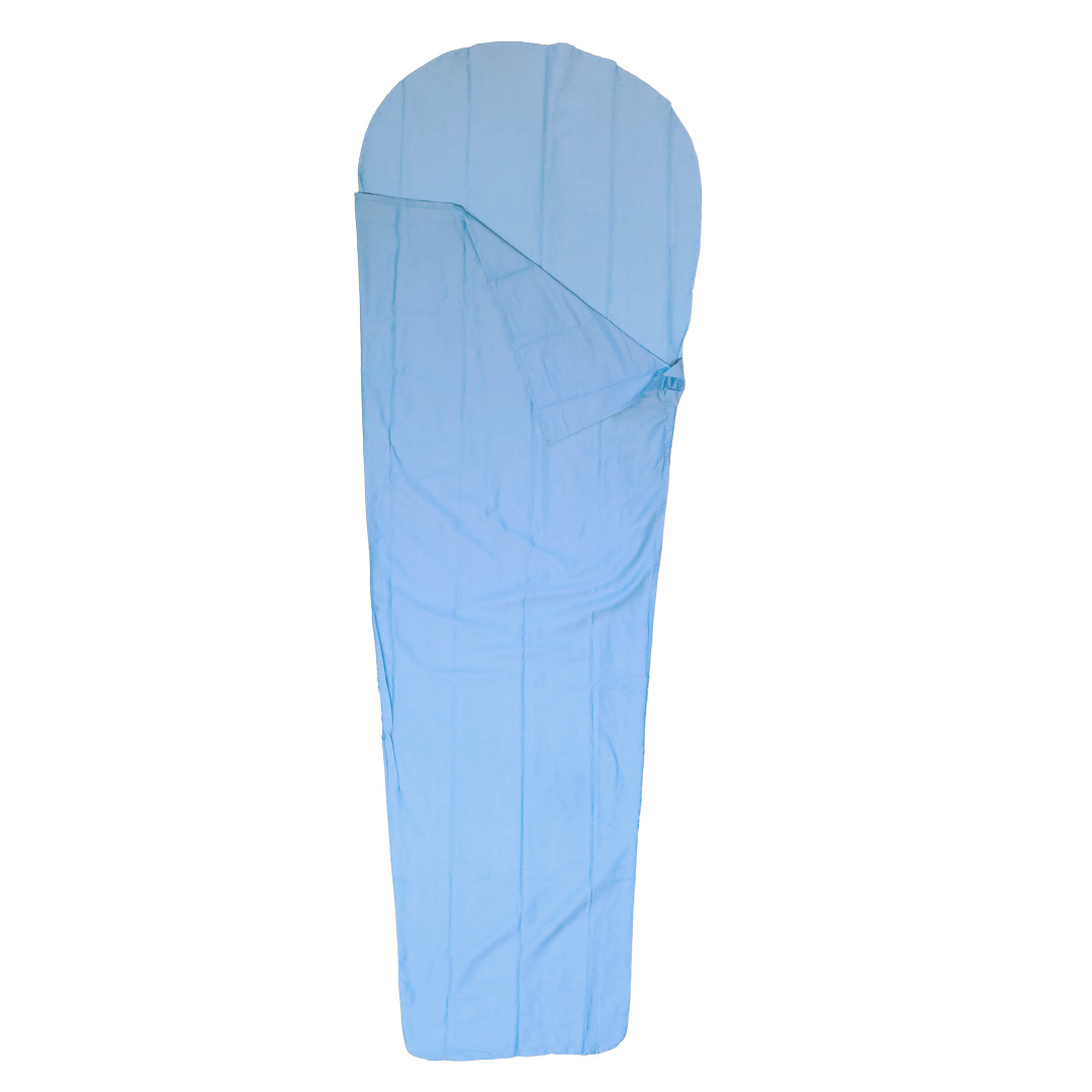Drap de sac 100% Coton Mummy Bleu | Azimut Outdoor
