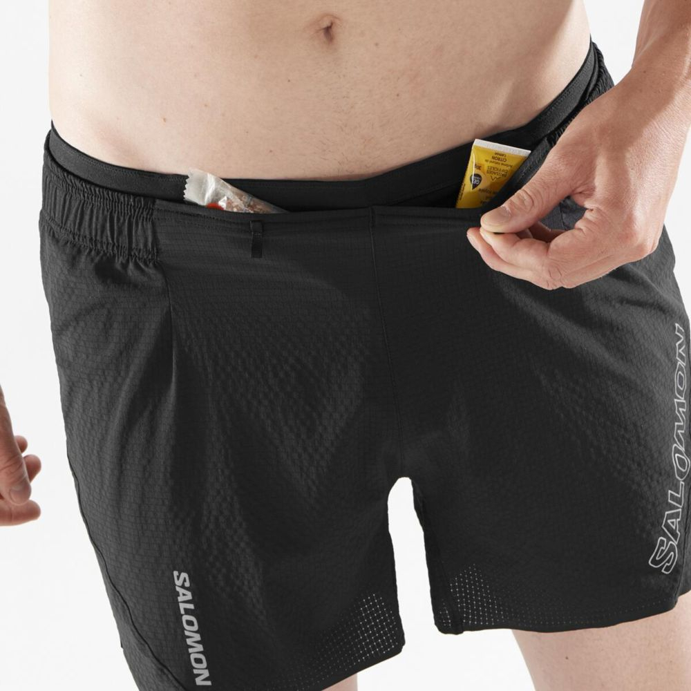Short Sense Aero 5" Deep Black - Short | Salomon