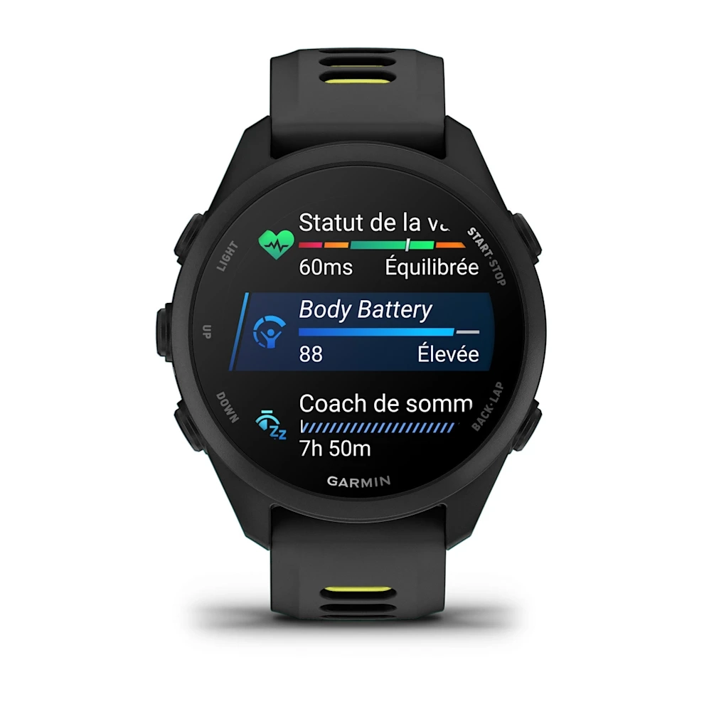 Forerunner 170 Music Black / Amp Yellow - Gps | Garmin