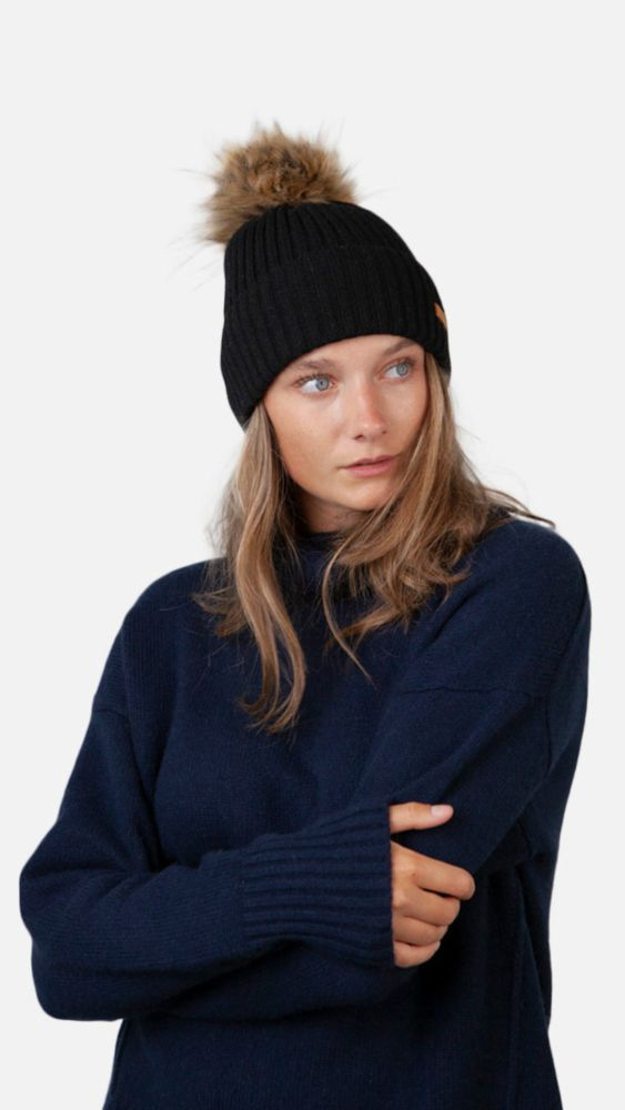 Bonnet Augusti Femme Noir - Bonnet | Barts