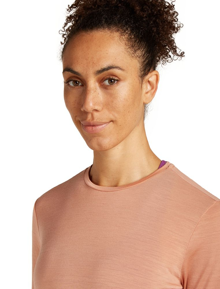 T-shirt Femme Long Merino 125 Cool-lite Sphere Iii Desert Sand - Tee Shirt Ml