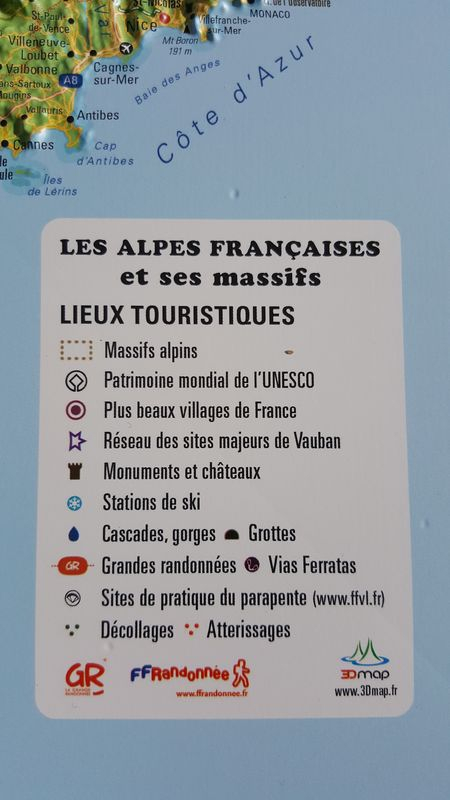 Les Alpes Françaises Et Ses Massifs Alpins - Cartes | 3dmap