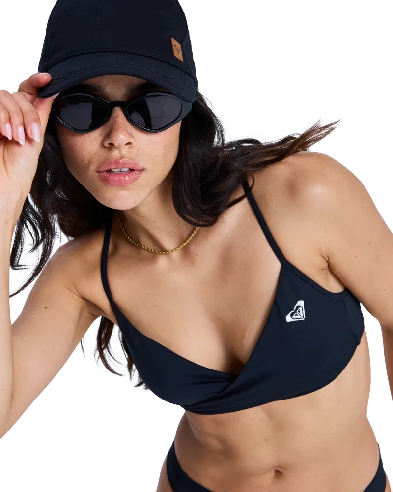 Brassière Essential Wrap Anthracite - Maillot de bain | Roxy