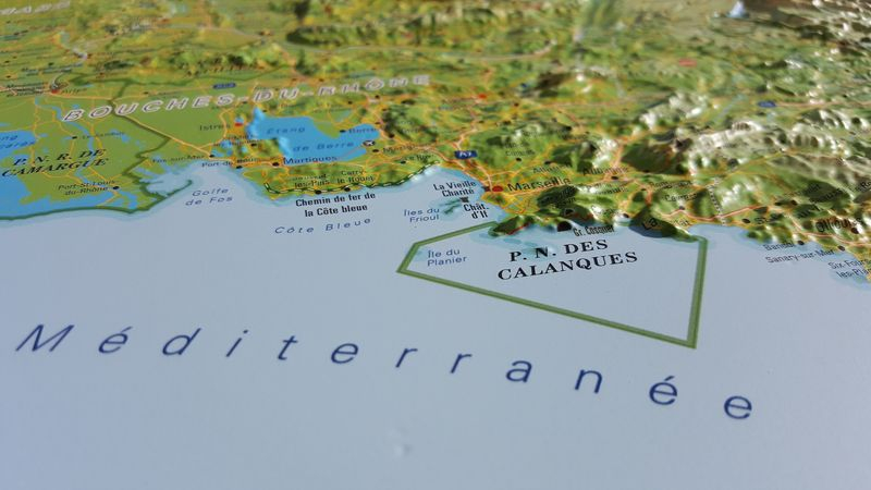 Les Alpes Françaises Et Ses Massifs Alpins - Cartes | 3dmap