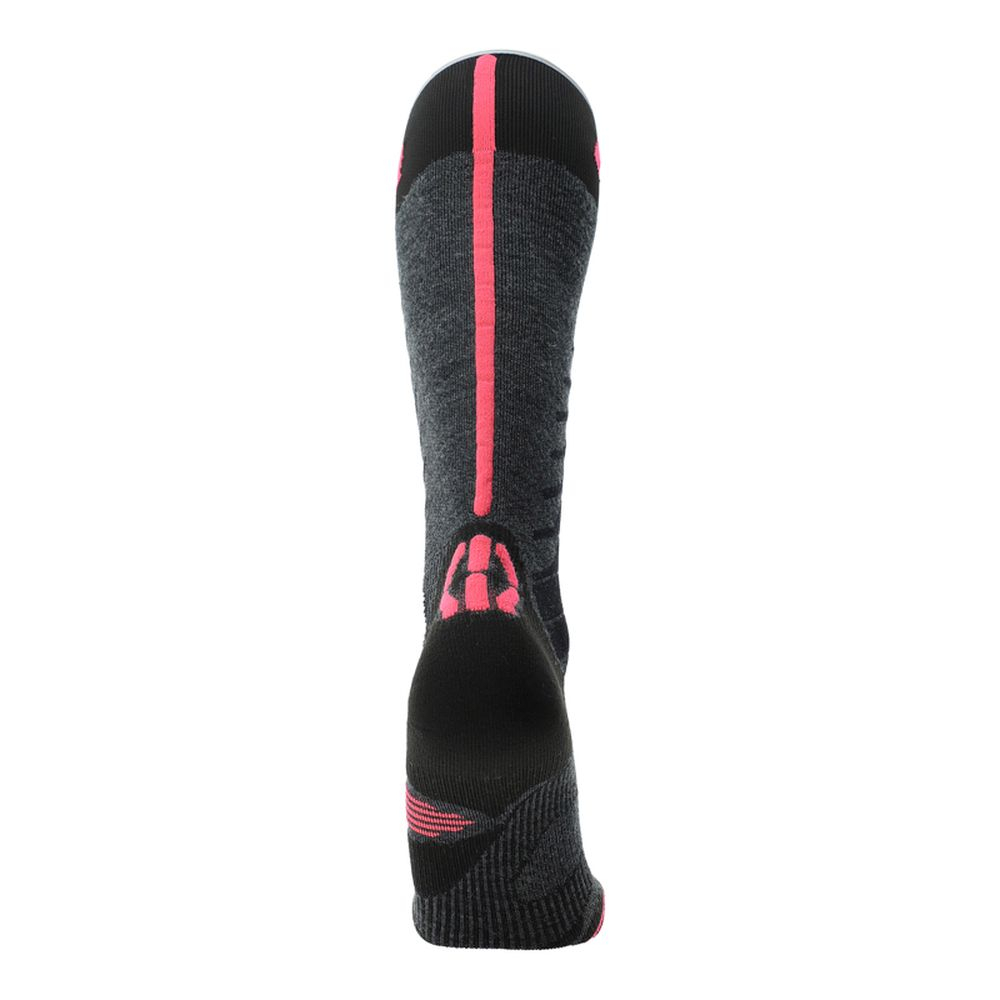 Chaussettes Ski Merino One Femme Anthracite Rose - Chaussettes | Uyn