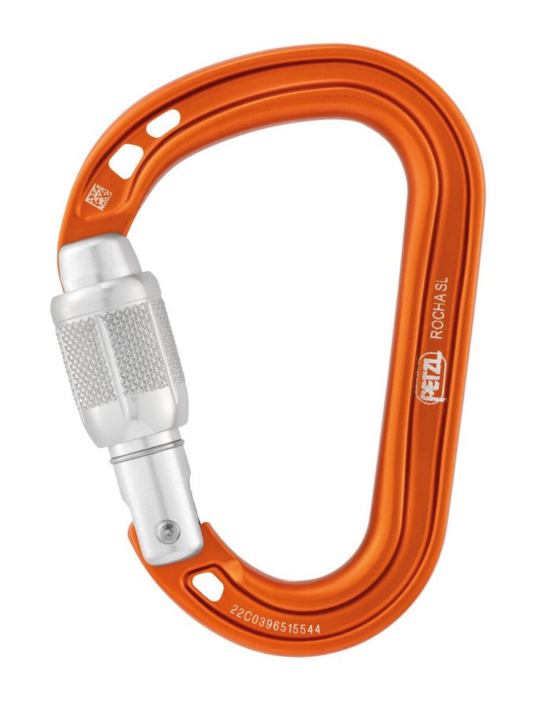 Rocha Screw Lock Orange - Mousquetons | Petzl