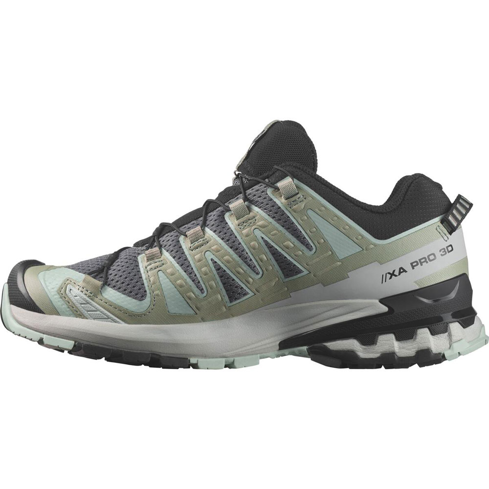Xa Pro 3d V9 Femme Quiet Shade / Lily Pad / Blue Haze | Salomon
