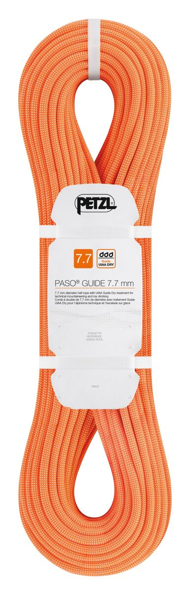 Paso Guide 7.7mm Orange X 60m - Corde | Petzl