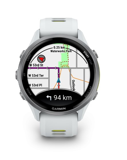 Forerunner 970 Whitestone / Amp Yellow - Gps | Garmin