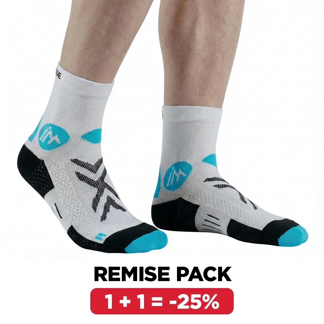 Chaussettes Trail Fast Bleu X1p - Chaussettes | Impulse Outdoor