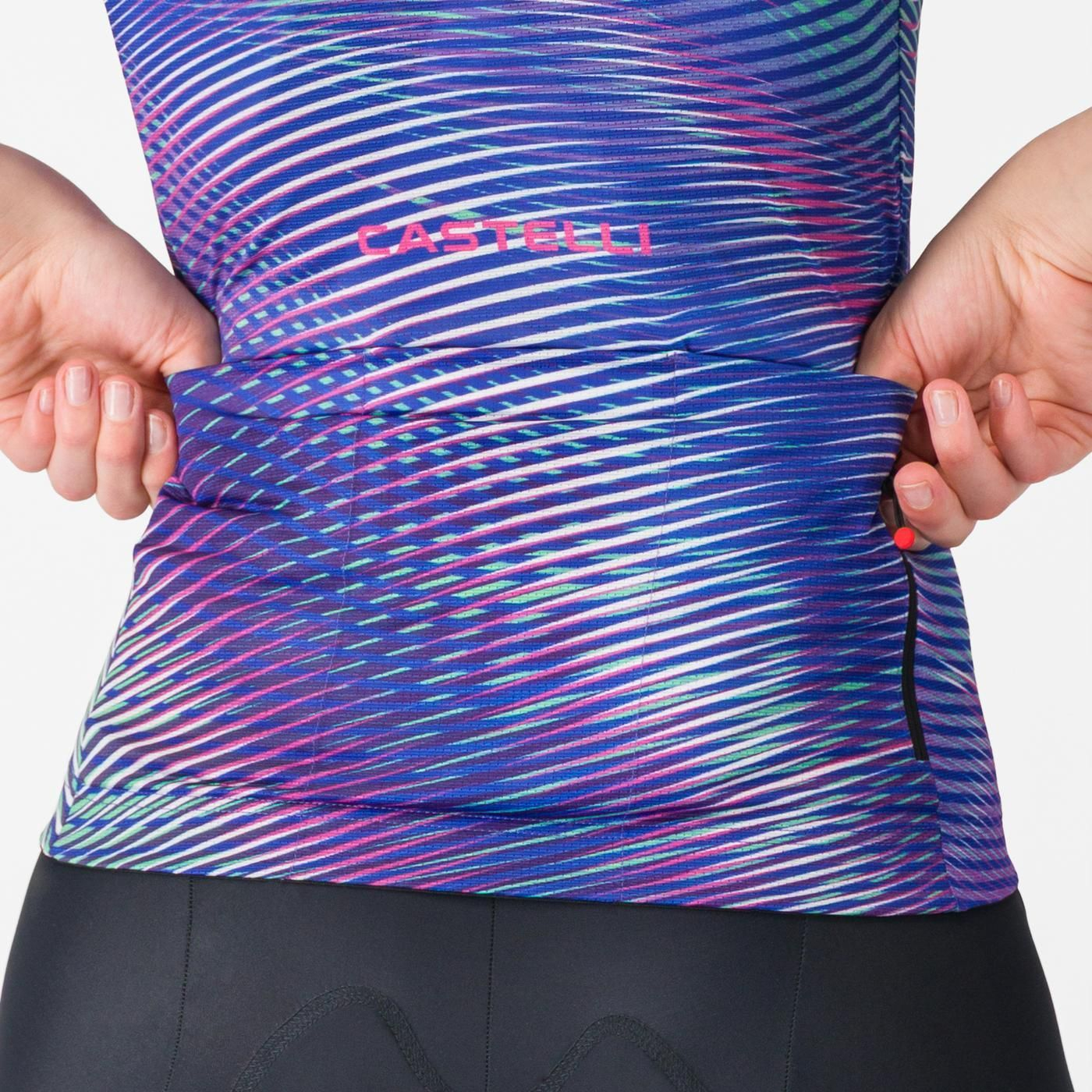 Maillot Cosmic Vortex Multico Ultra Violet Rose Femme