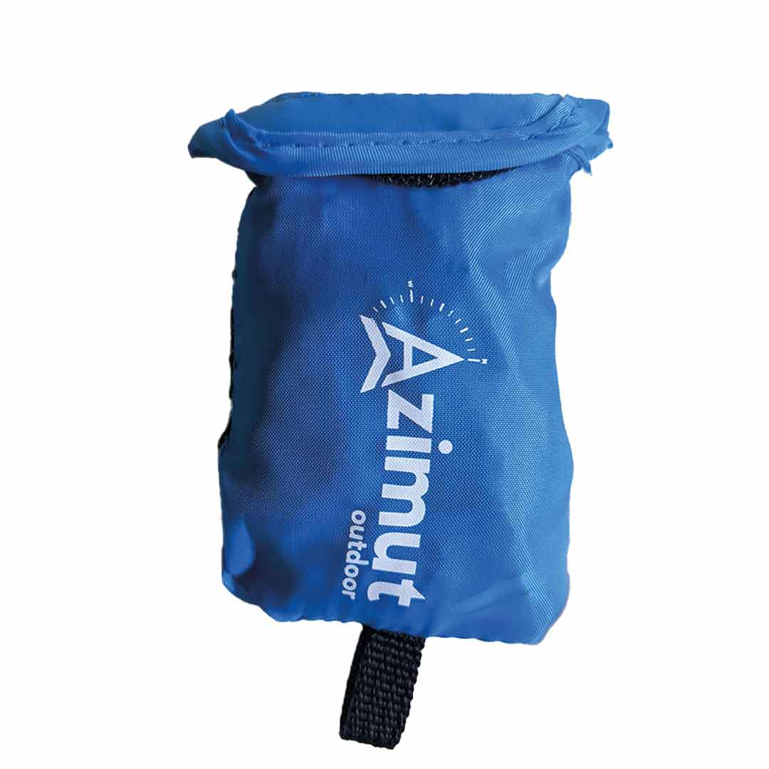 Serviette Ultra Compacte 40x40 Bleu - Serviette | Azimut Outdoor