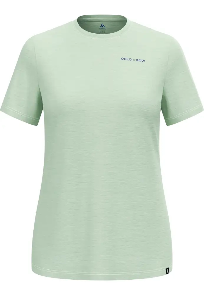 T-shirt Femme X Pow Merino Tencel Ambrosia - Tee Shirt Mc | Odlo