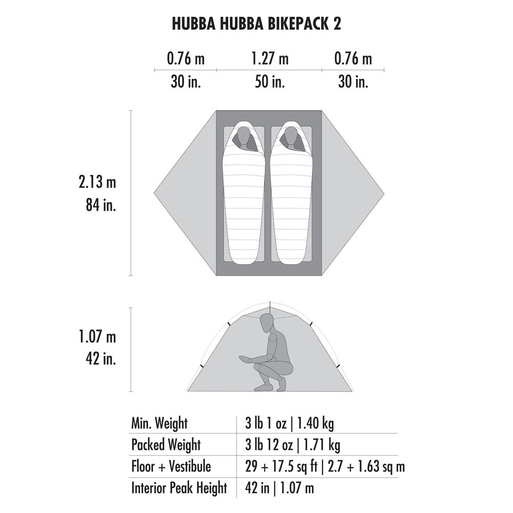 Hubba Hubba Bikepack 2 - Tente | Msr