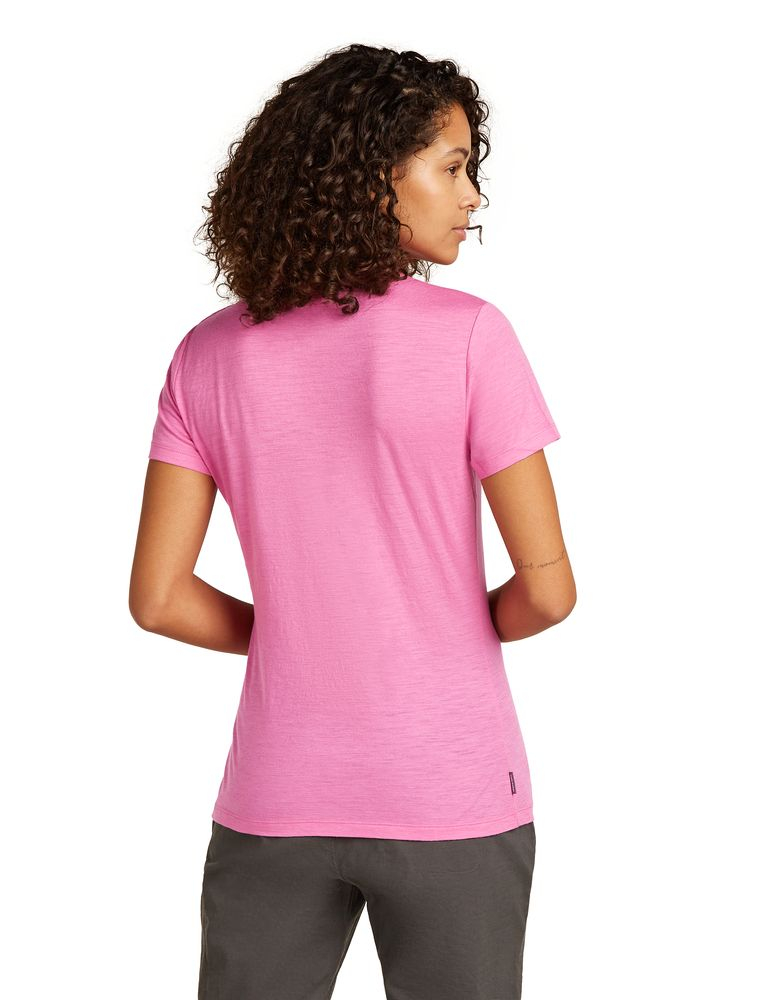 T-shirt Femme Merino 150 Tech Lite Fresh Fern Pop | Icebreaker
