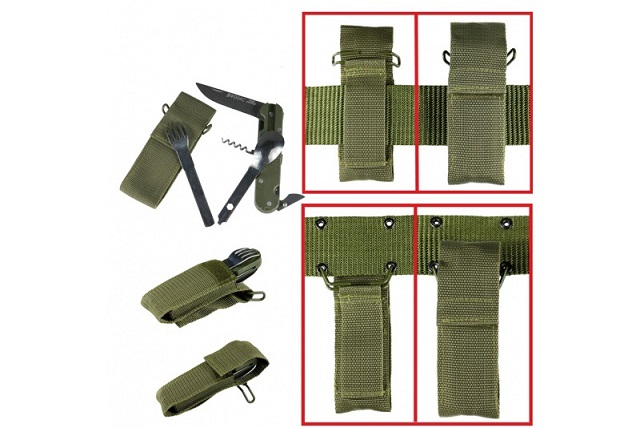 Couteau Bivouac + Housse - Couverts | Cao