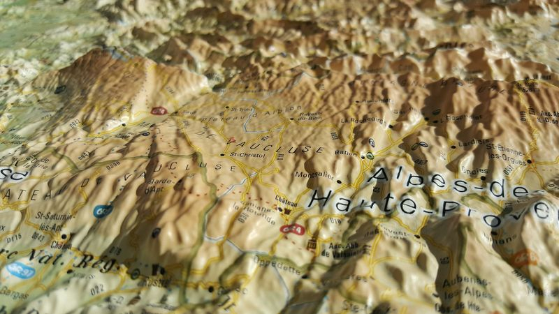 Les Massifs De Provence - Cartes | 3dmap