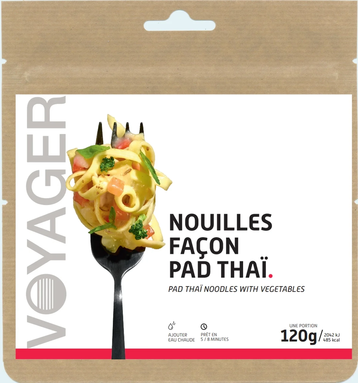 Nouilles Aux Legumes Pad Thai - Repas Lyophilise | Voyager