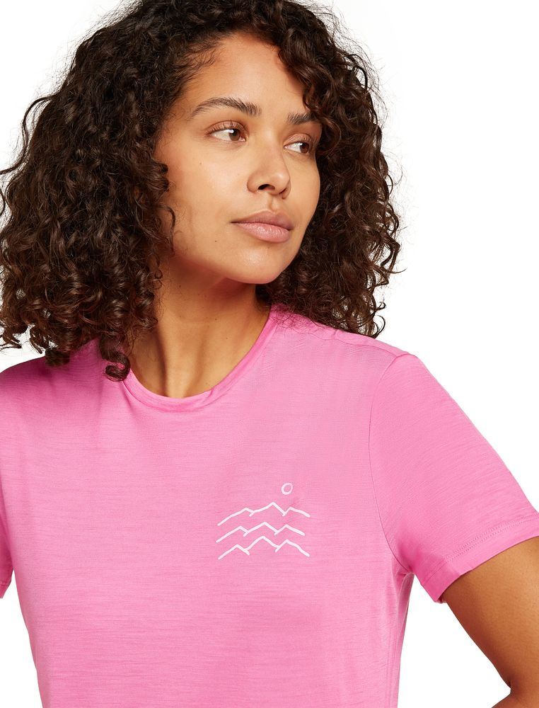 T-shirt Femme Merino 125 Cool-lite Sphere Across Pop | Icebreaker