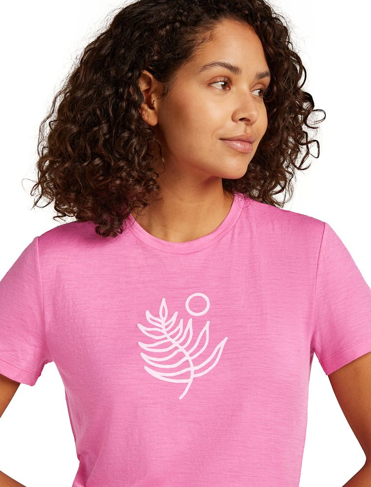 T-shirt Femme Merino 150 Tech Lite Fresh Fern Pop | Icebreaker