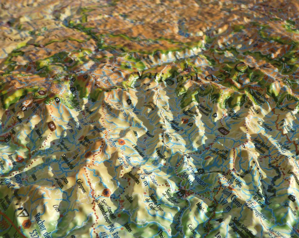 Cevennes Grands Causses - Cartes | 3dmap