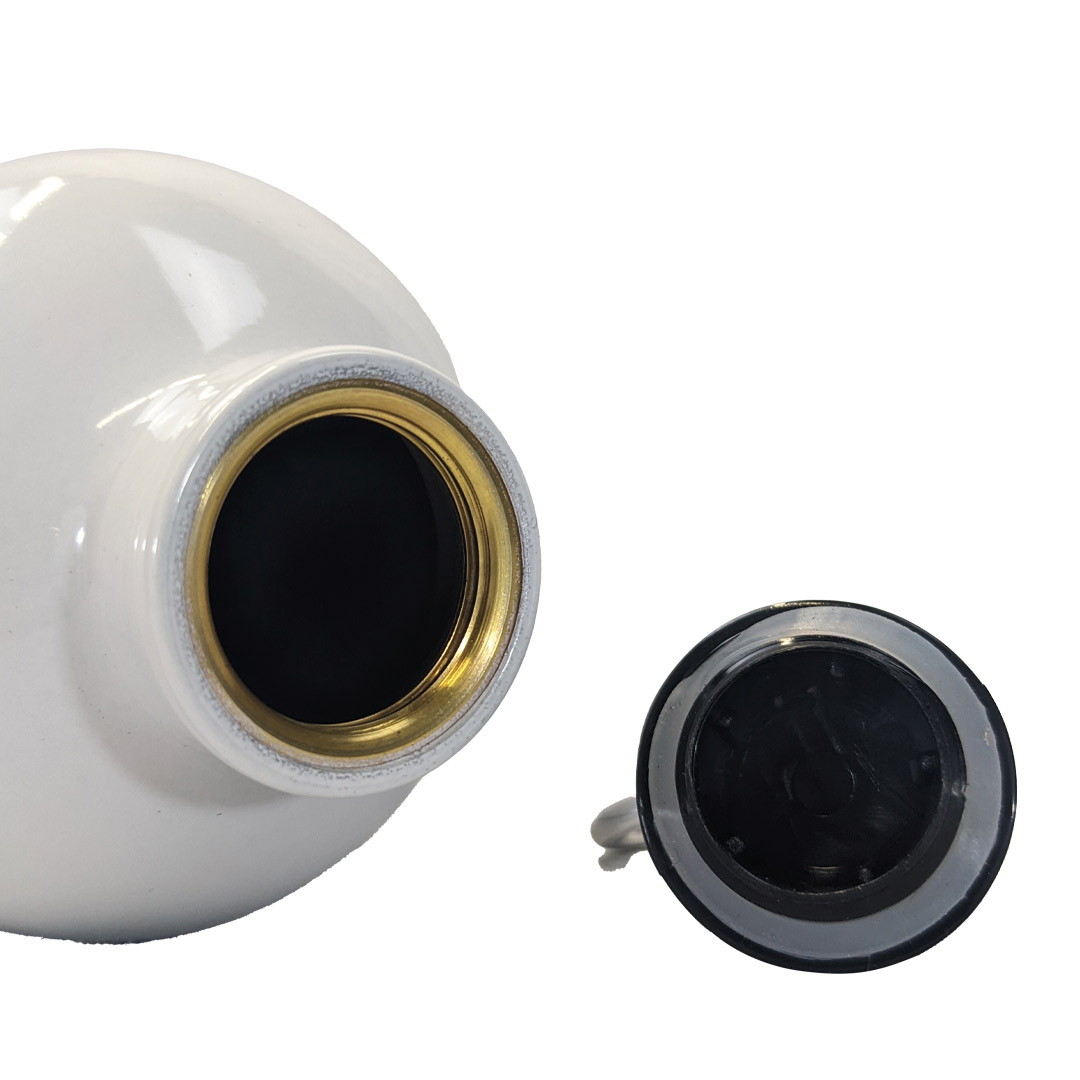 Gourde Aluminium 1l - Blanche - Gourde Rigide | Azimut Outdoor