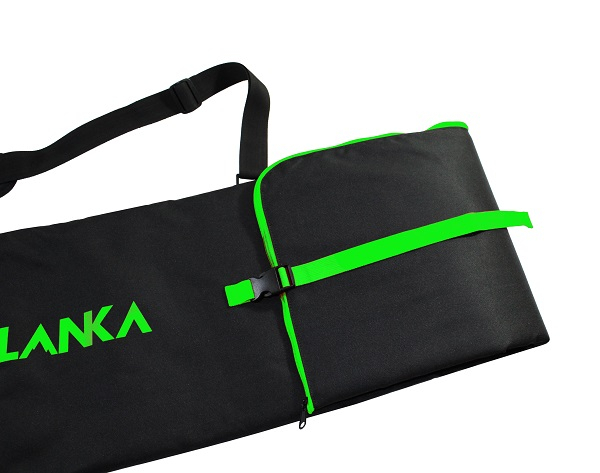 Housse A Skis Matelassee Noir-vert - Housse | Chullanka