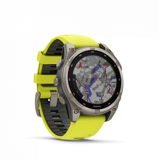 Fenix 8 47mm Solar Sapphire Titane Graphite - Gps Running | Garmin