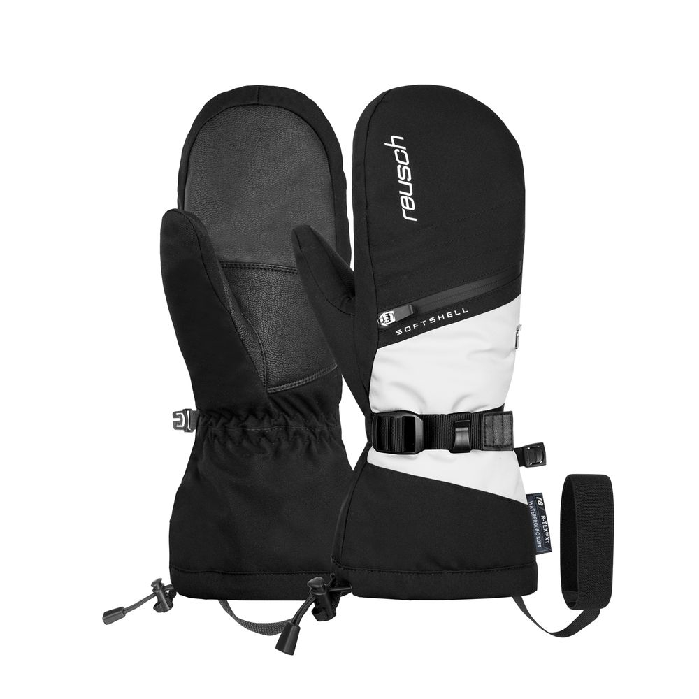 Moufles Femme demi R-tex Xt Mitten Black White - Gants | Reusch