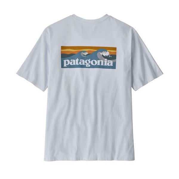 T-shirt Boardshort Logo Pocket Responsibili-tee White | Patagonia