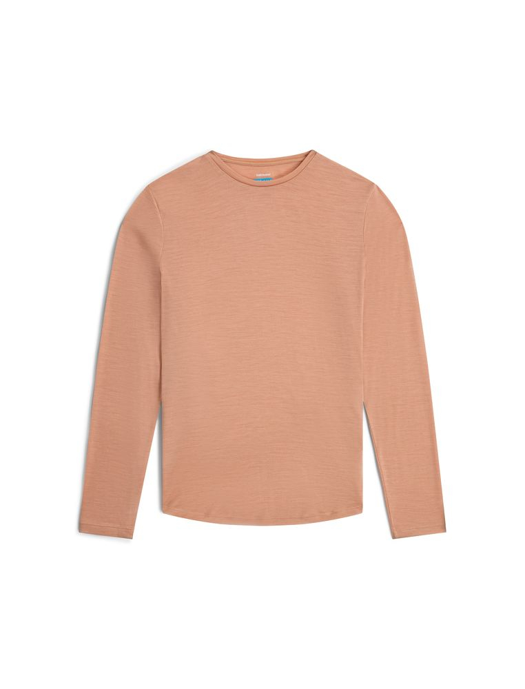 T-shirt Femme Long Merino 125 Cool-lite Sphere Iii Desert Sand - Tee Shirt Ml
