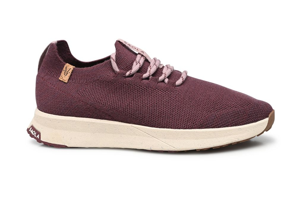 Tsavo 2.0 Wool Wine Femme - Chaussures | Saola
