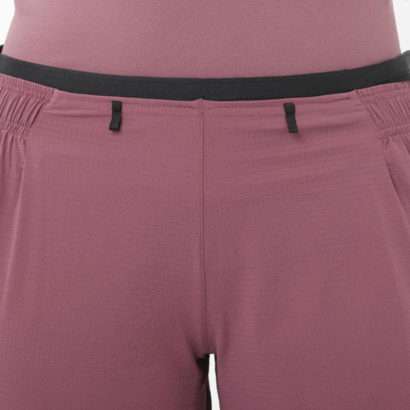 Short Femme Sense Aero 5" Nocturne Cyclamen - Short | Salomon