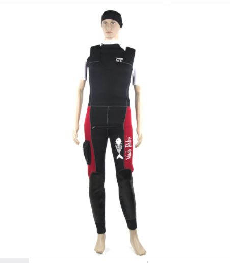 Pantalon Long John Guide Rouge 5mm - Combinaison | Vade Retro