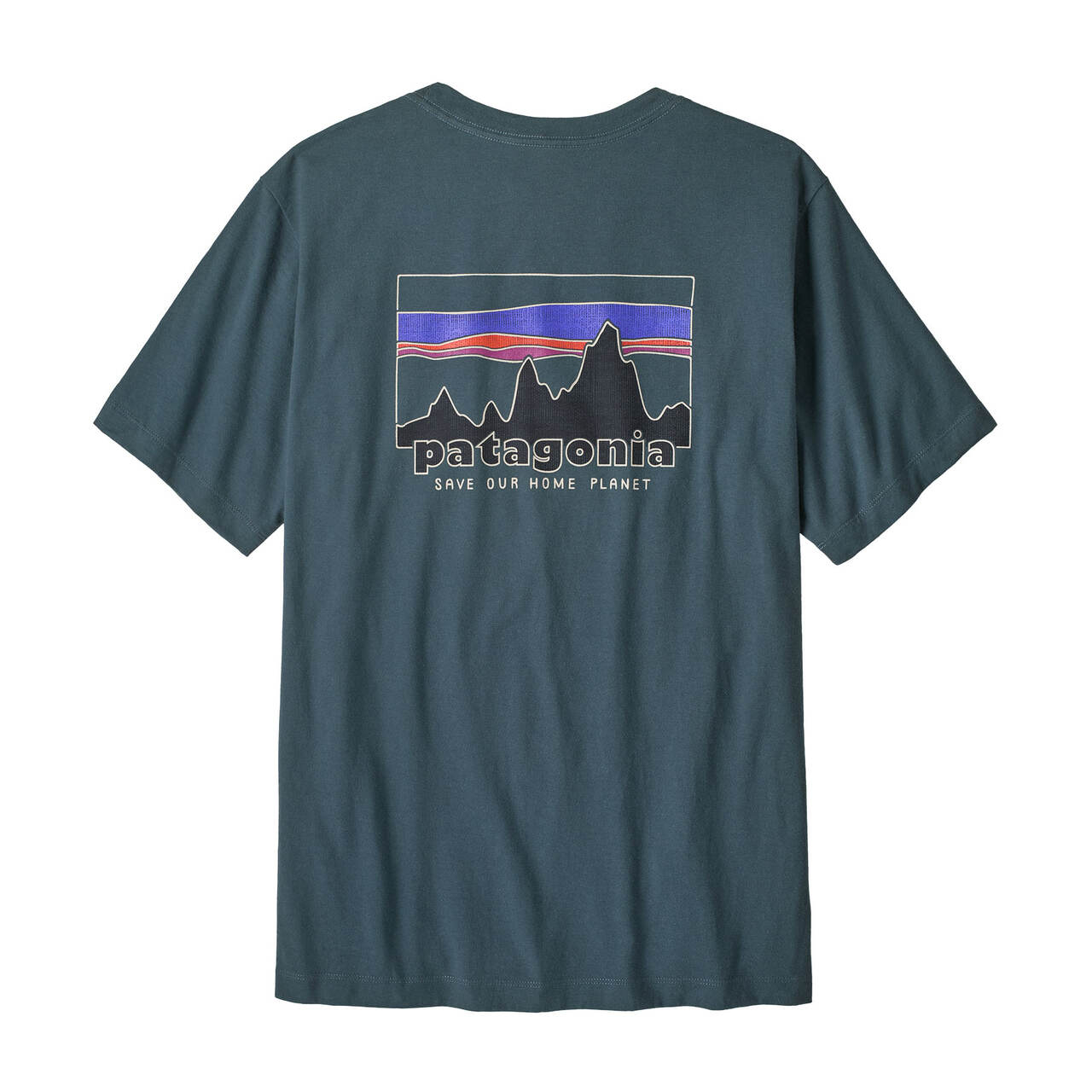 T-Shirt '73 Skyline Summit Blue - Tee Shirt Mc | Patagonia