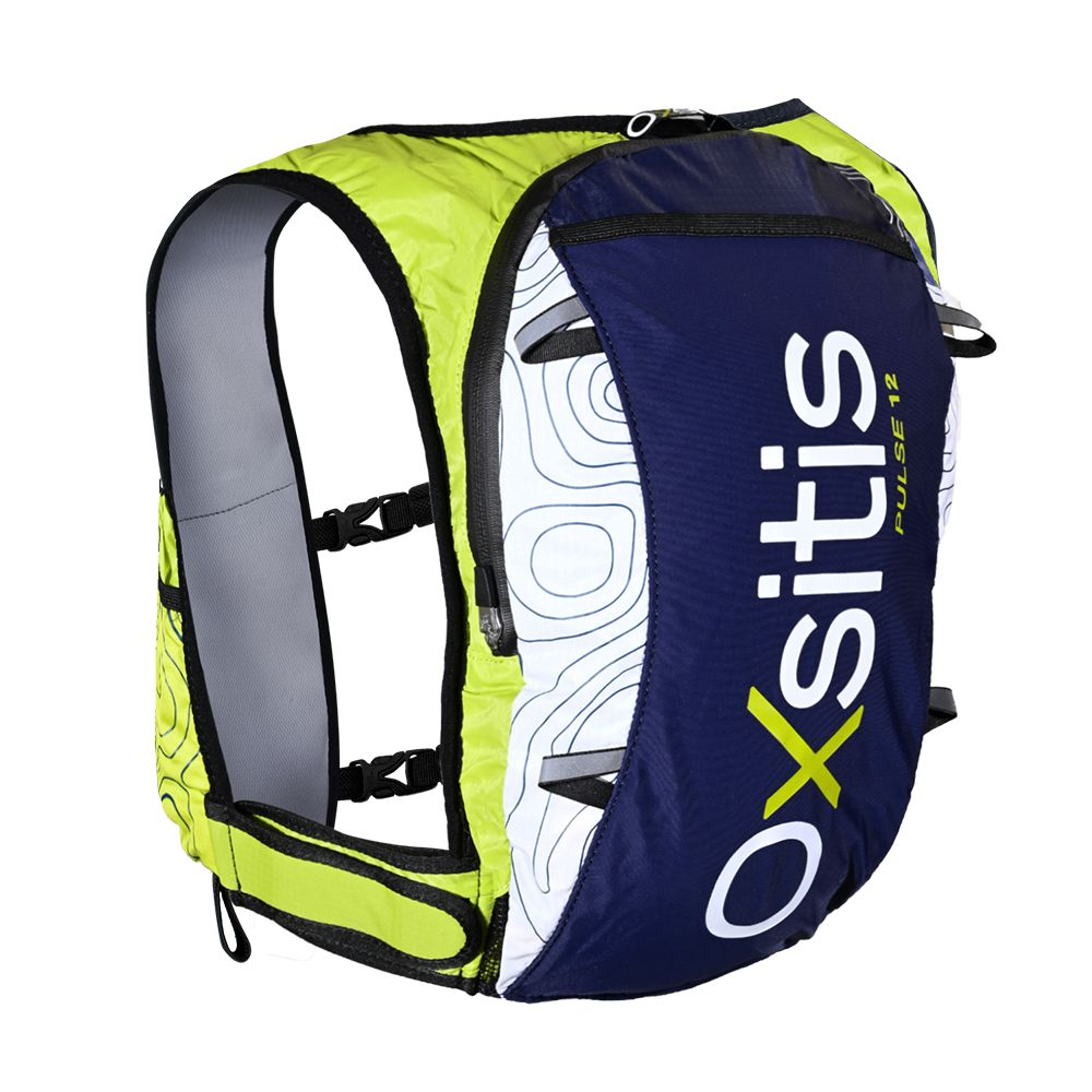 Pulse 12 Ultra Bleu Marine – Citrus - Blanc - Sac A Dos | Oxsitis
