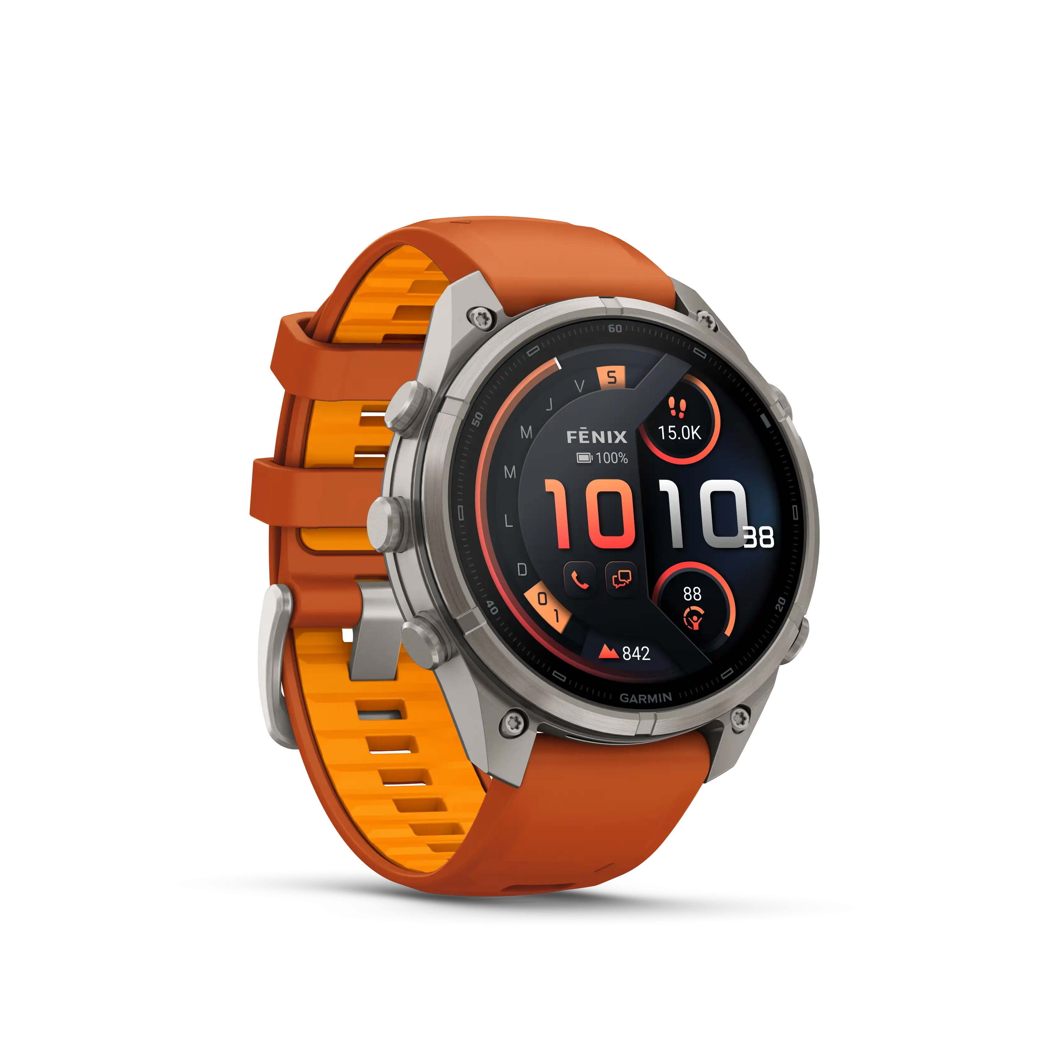 Fenix 9 Pro 47mm Amoled Inreach titane anthracite bracelet Sparkle  - Gps | Garmin