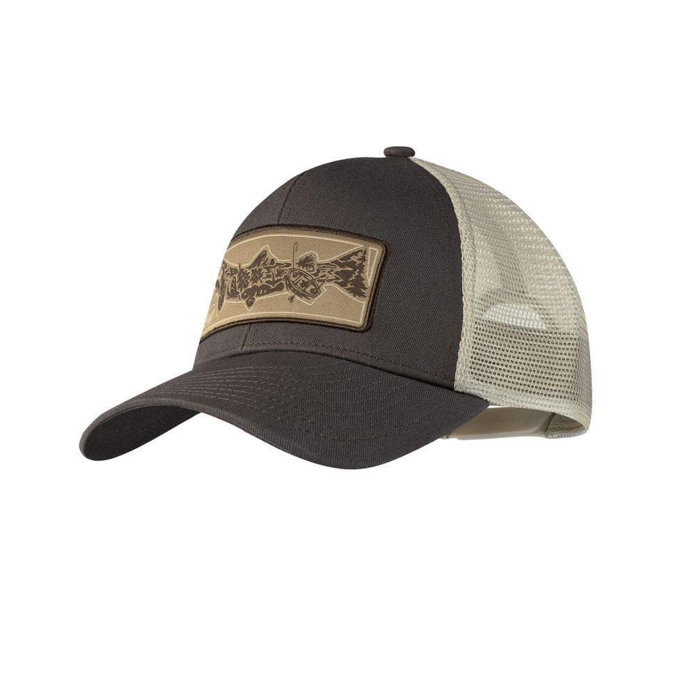 Casquette Explore Trucker Lake River Khaki - Casquette | Buff