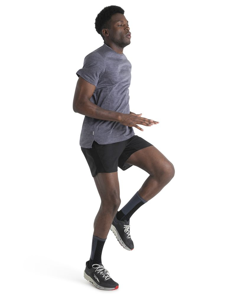 T-shirt Merino 125 Cool-lite Sphere III Midnight Navy | Icebreaker