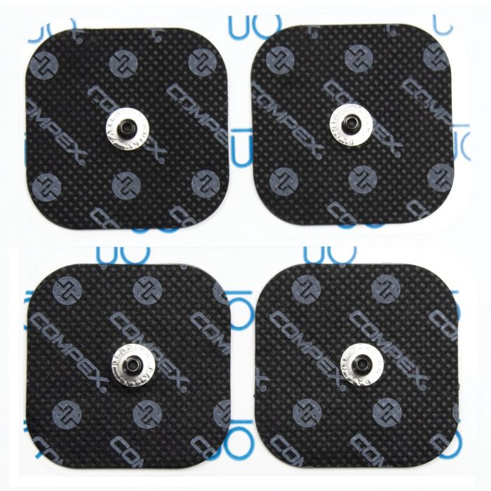 4 Electrodes 1 Snap 5*5cm - Accessoire Electrostimulation | Compex