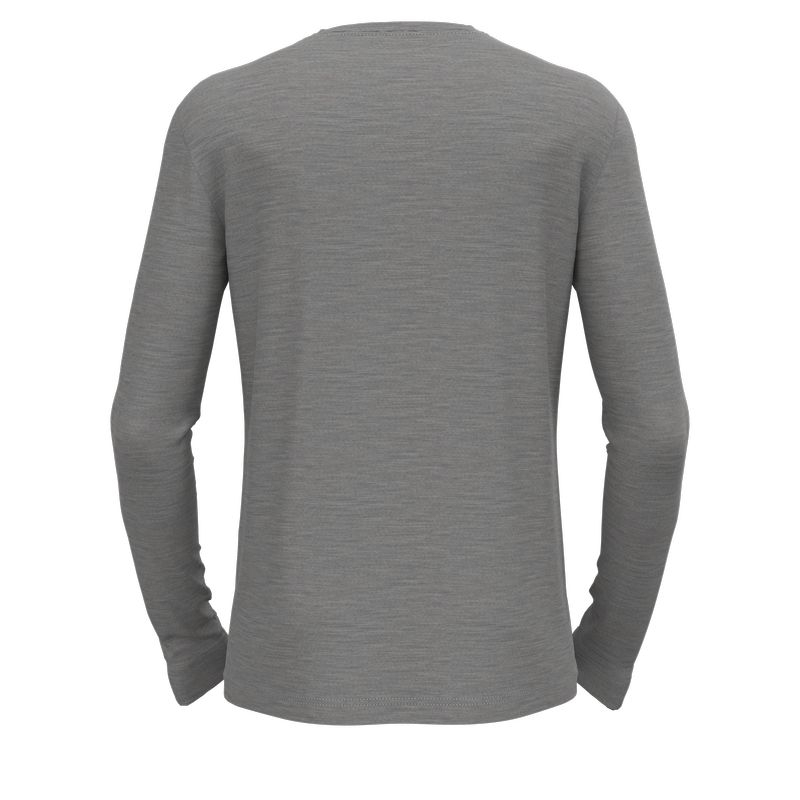 T-shirt Merino 200 Steel Grey Melange - Tee Shirt Ml | Odlo