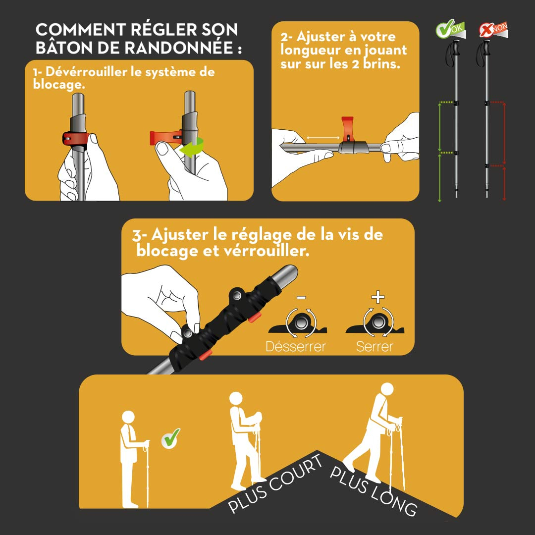 Bâtons De Randonnée Trek Primatrek Vert (unité) | Azimut Outdoor