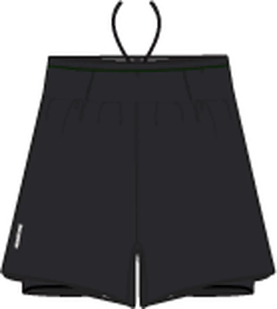 Short Femme Sense Aero 2in1 Deep Black - Short | Salomon