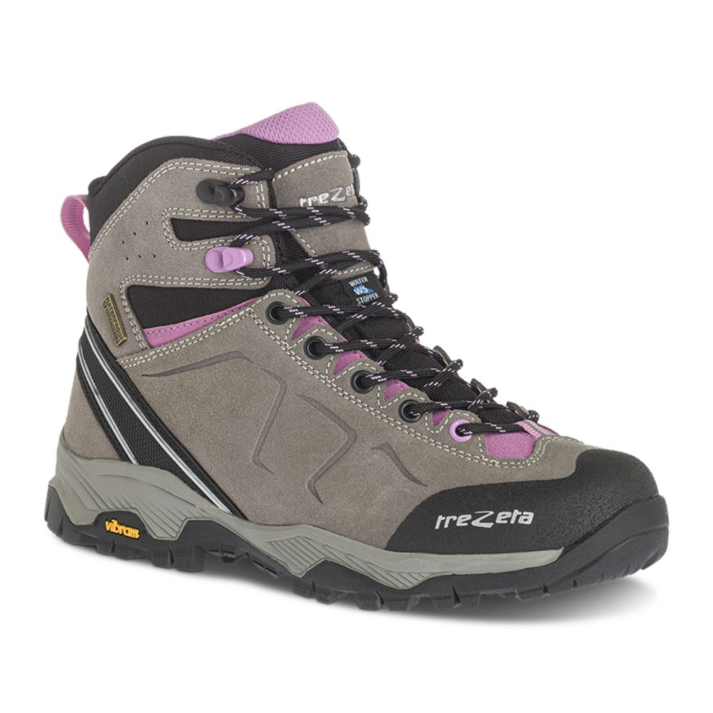 Drift Wp Femme Taupe / Fuchsia - Chaussures | Trezeta