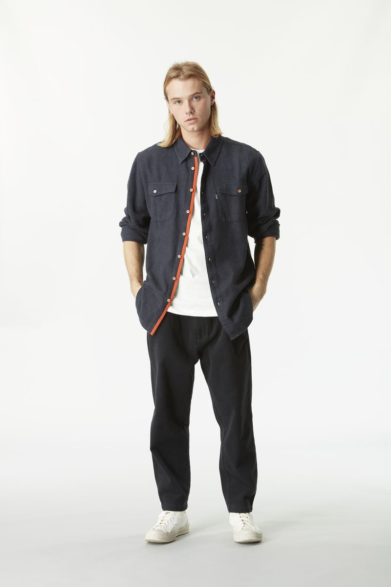 Chemise Lewell Dark Blue - Chemise | Picture Organic Clothing