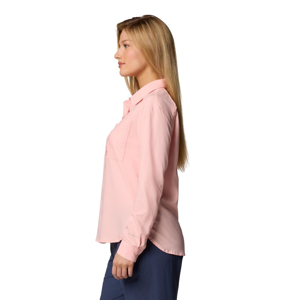 Chemise Femme Silver Ridge Utility Pink Sand | Columbia Sportswear