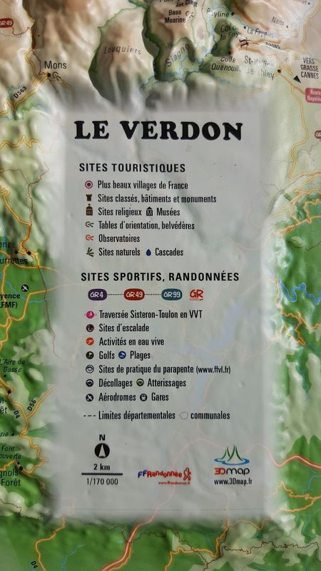 Le Verdon - Cartes | 3dmap
