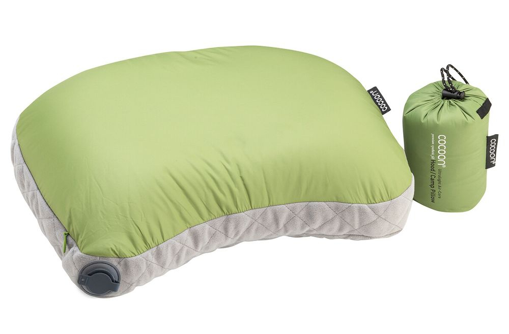 Oreiller Air-core Hood Camp Wasabi 108g - Confort En Voyage | Cocoon