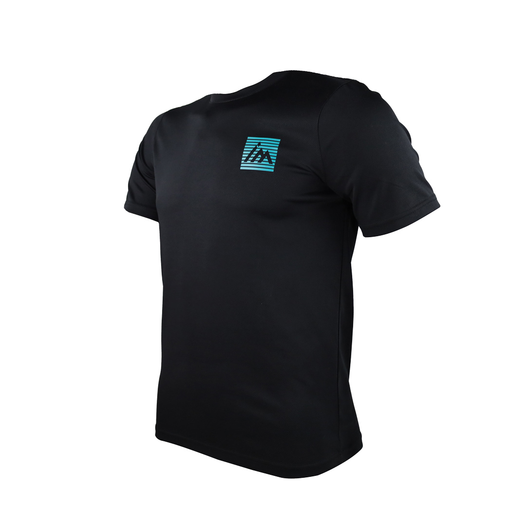 Men T-shirt Trail+ Black - Tee Shirt Mc | Impulse Outdoor