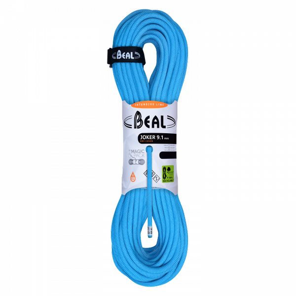 Joker 9.1 Mm Unicore  Dry Cover 50m Bleu - Equipement Outdoor | Beal